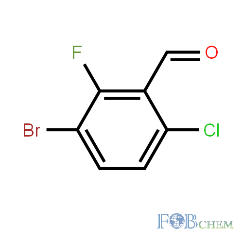 3-bromo- 6-chloro-2-fluorobenzaldehyde
